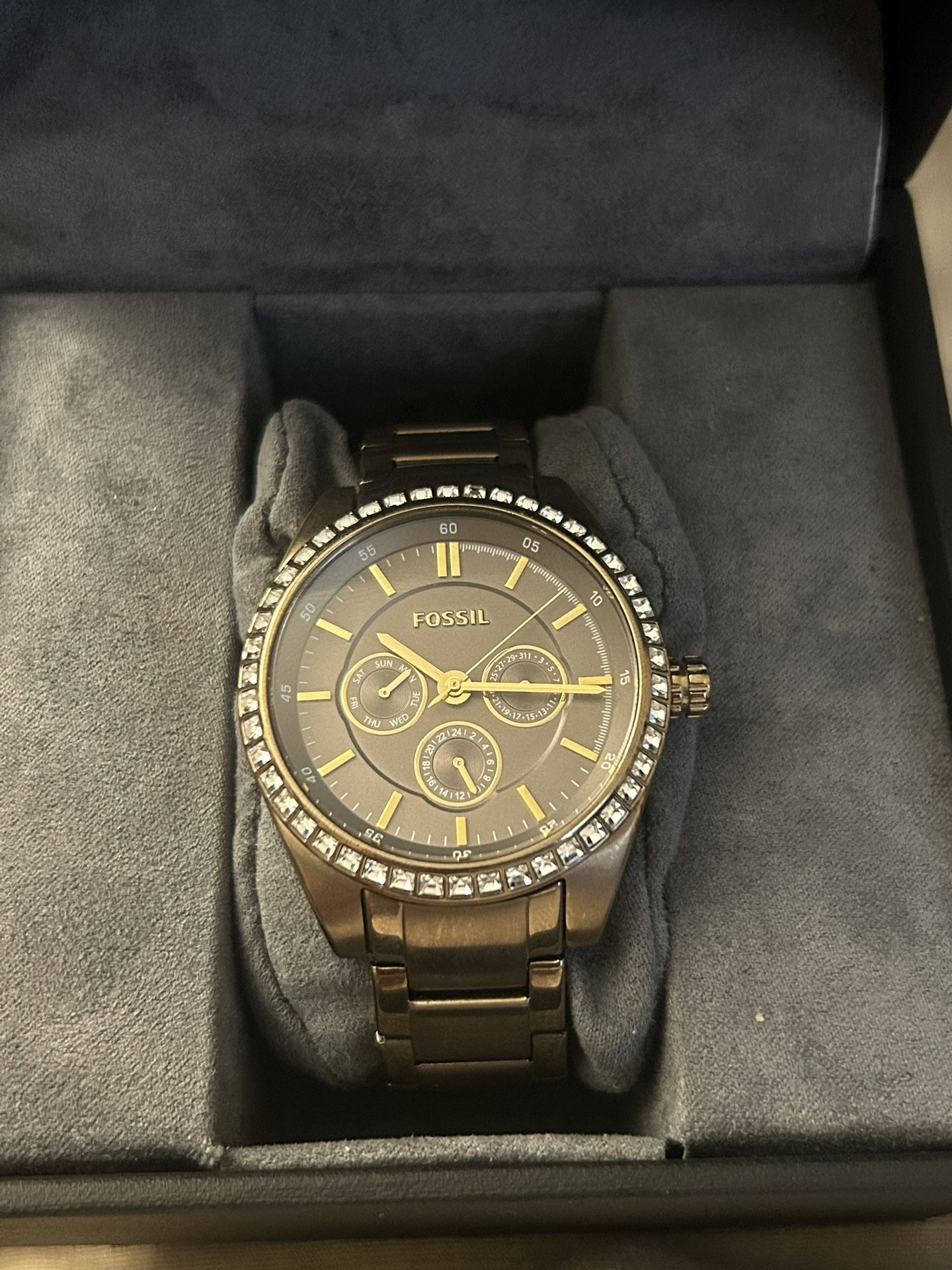 Fossil BQ1774 Modern Courier Chronograph Rose Gold Stainless Steel