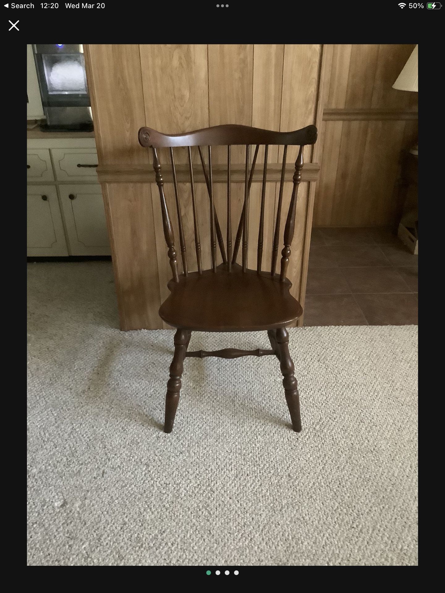 RARE HIGH QUALITY SOLID ANTIQUE AMERICAN TRADITION CHAIR 