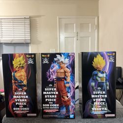 Dragon Ball SUPER MASTER STARS PIECE Goku Vegeta GENKIDAMATSURI Figure full set