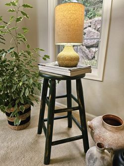 Vintage Solid Wood Side Table/Night Stand/ Bar stool