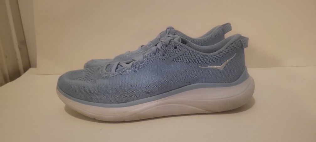 Hoka One One Hupana Flow Blue Running Sneakers Women Sz 8.5