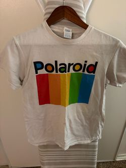 Polaroid Logo Graphic T-Shirt small