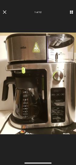 New Braun Multiserve SCA Certified Drip Coffee Maker - Stainless (KF9070SI)  for Sale in Lake Elsinore, CA - OfferUp