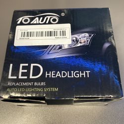 TOAUTO LED Headlight Replacement Bulbs - H4/9003/HB2 Hi/Lo Beam, 30000LM Super Bright 6000K Cool White, Plug & Play Auto Lighting System (Pair) Price:
