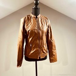 Small Faux Leather Jacket