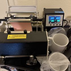 Automated Sublimation Mug And Tumbler Press