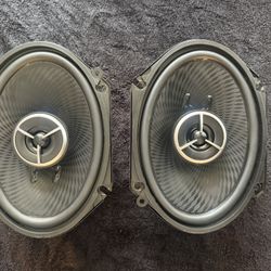 Kenwood Excelon KFC-X683C 6x8in Coaxial Car Audio Speakers Pair for Vehicle