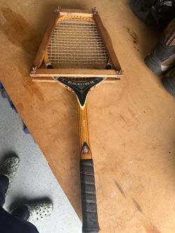TAD Blackstreak Vintage Wooden Tennis Racket
