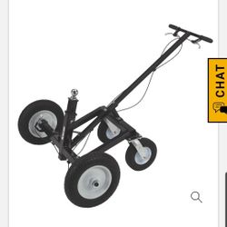Ultra-Tow Heavy-Duty Adjustable Trailer Dolly with Brake, 1200-Lb. Capacity