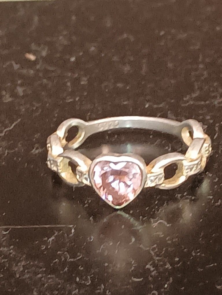 Sterling Silver Ring With A Hearthstone