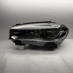 16-18 BMW X5, X6 Driver Side LT LED Headlight OEM 
