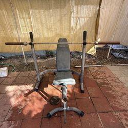 Bench Press And Bar