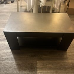 Very Dark Brown Pull Out Table 