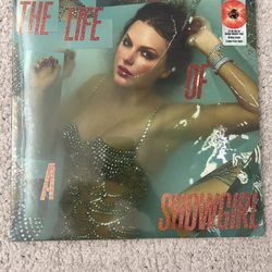 taylor swift the life of a showgirl lit my sky up orange metallic vinyl