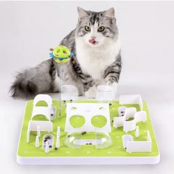 Allforpaws Interactives Treat Maze or Slow Feeder Cat Puzzle Toy