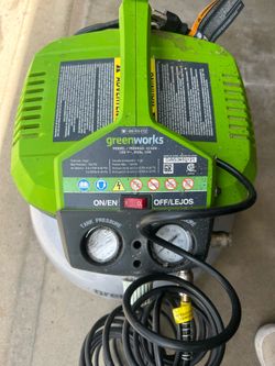 Green works air compressor