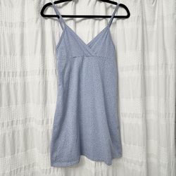 Brandy Melville Dress Y2K Babydoll Blue Cottagecore
