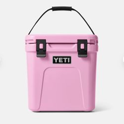 BRAND NEW IN BOX POWER PINK YETI ROADIE 24 HARD COOLER MOTHERS DAY