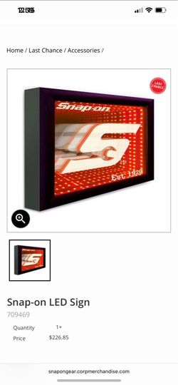Snap on LED infinity mirror