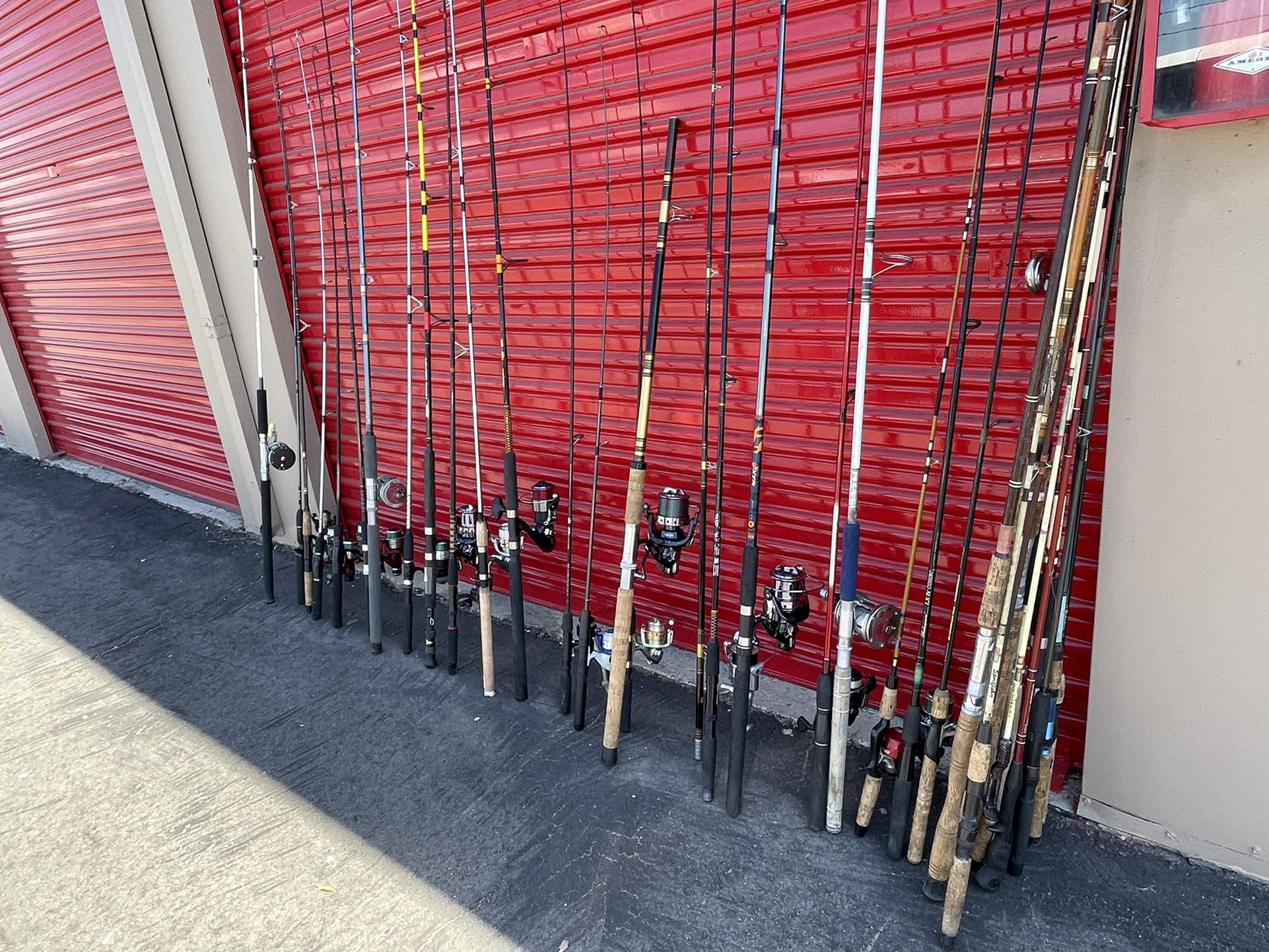 Fishing Rods And Reels Cash Or Trade 