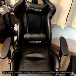 GTRACING Gaming Chair – Black – Used normal Condition