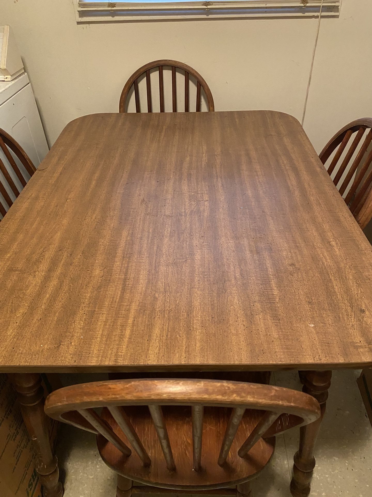 Dining table And Four Chairs