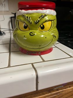 Grinch cookie jar