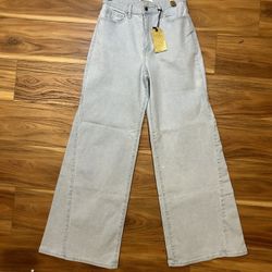 Vibrant High rise Flare Fit Barrel Jeans Size 7/27 