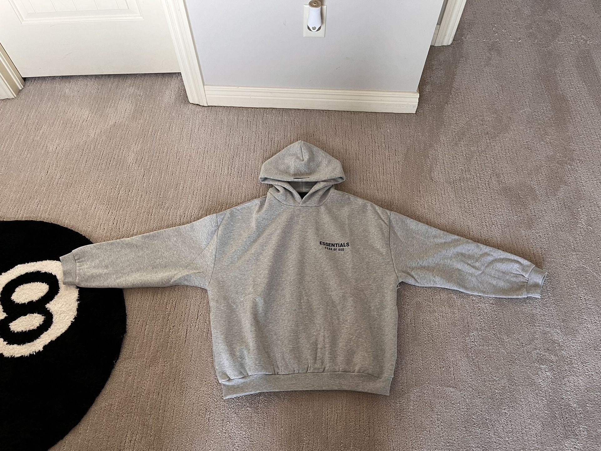 White Essentials Hoodie