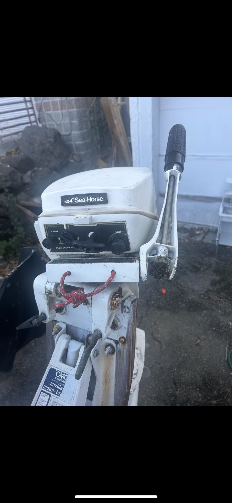Johnson 15hp Seahorse Outboard Motor. 