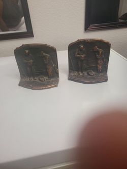 Heavy Antique Bookends
