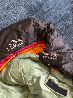 LL Bean Summit 3D sleeping bag