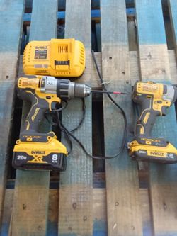 🚨 DeWalt 20V MAX XR Power Combo – DCD998 Hammer Drill + DCF887 Impact Driver! 🚨
