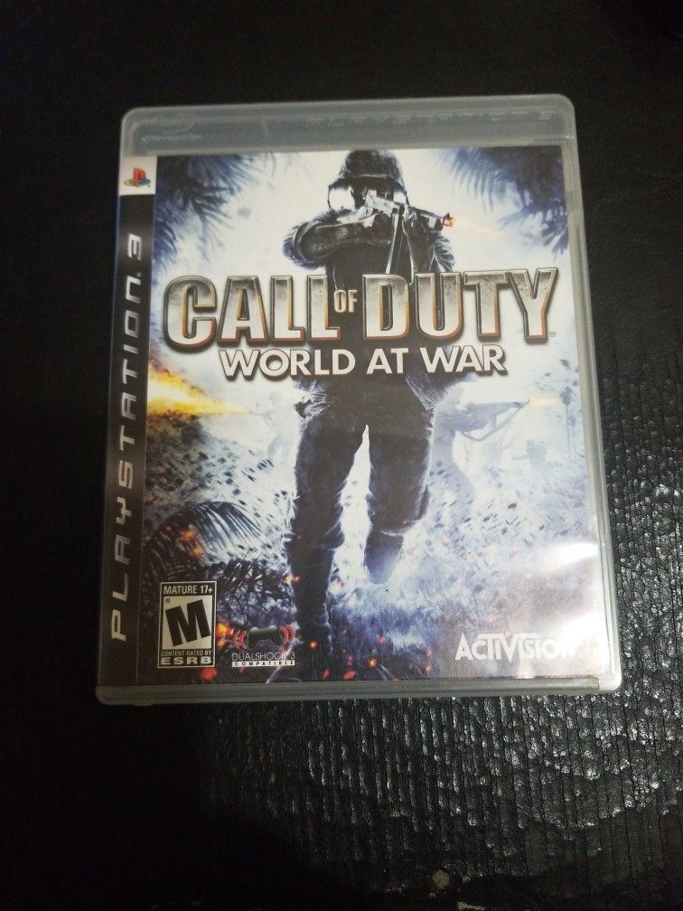 Call of Duty World at War PS3 Video Game