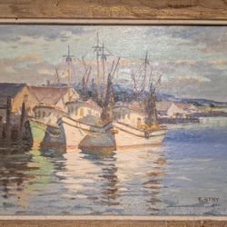 Original Eric Stry Oil Painting On Board