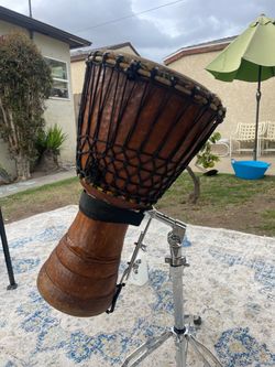 Djembe Drum with Stand