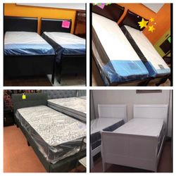 Twin Size Beds With Mattresses Included /////  Camas Con Colchones Incluidos 