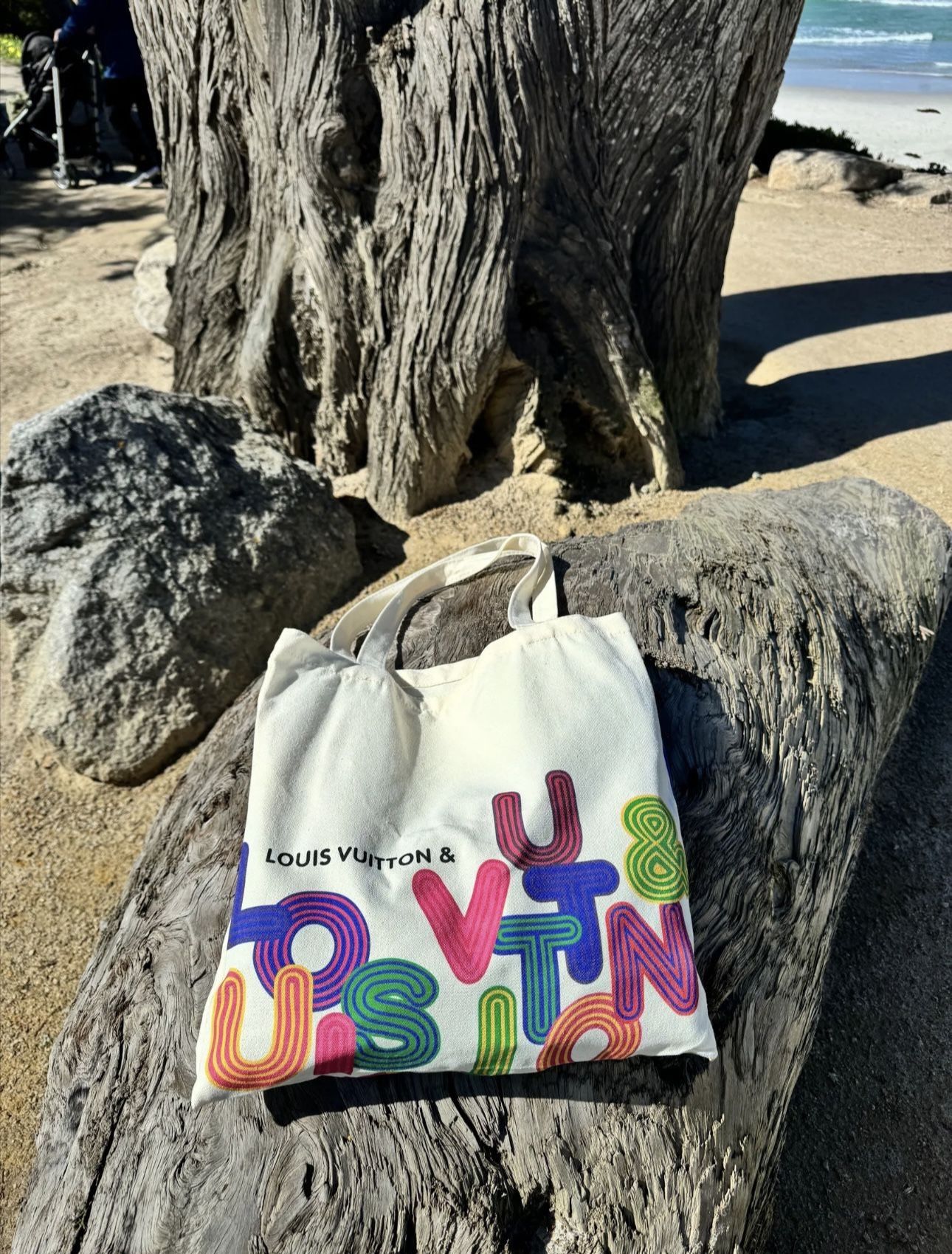 Canvas Eco Tote Shenzhen Exhibition- LV Tribute NWOT