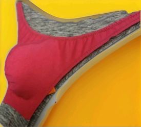 Bikini Man's CottonSpandex LargeMediumPink