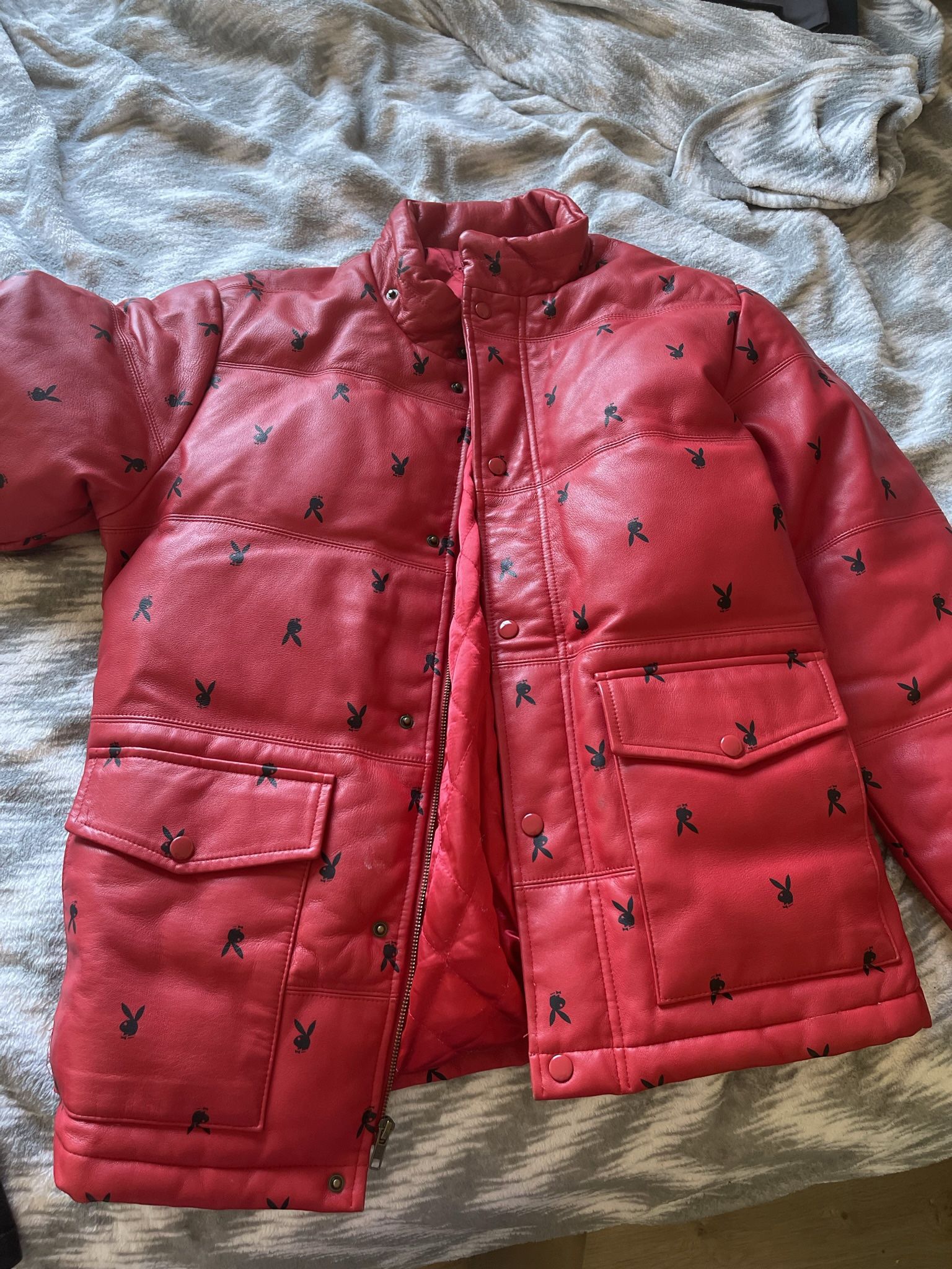 Supreme Playboy Leather Jacket $600 OBO