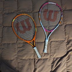Kids Tennis Racket (2) Used