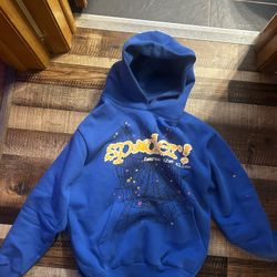 Spider Hoodie Blue Brand New