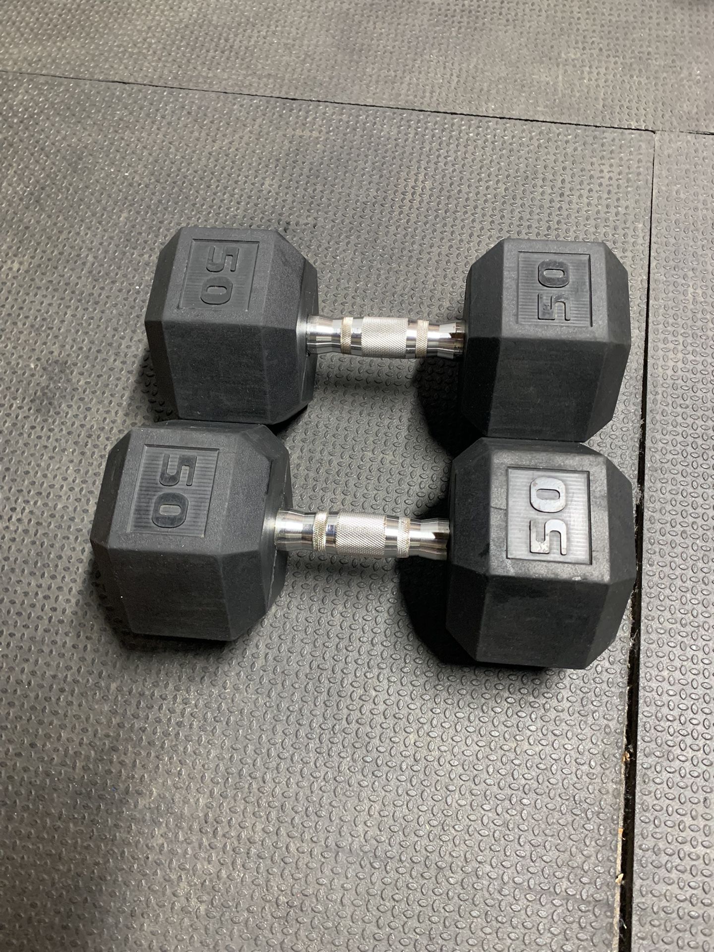 Rubber Coated Dumbbells