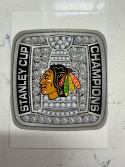 2024 Credentials Arena Giveaways Championship Rings Chicago Blackhawks (Print Run 100) SSP