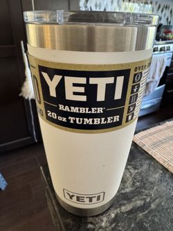 Yeti 20oz. Rambler White
