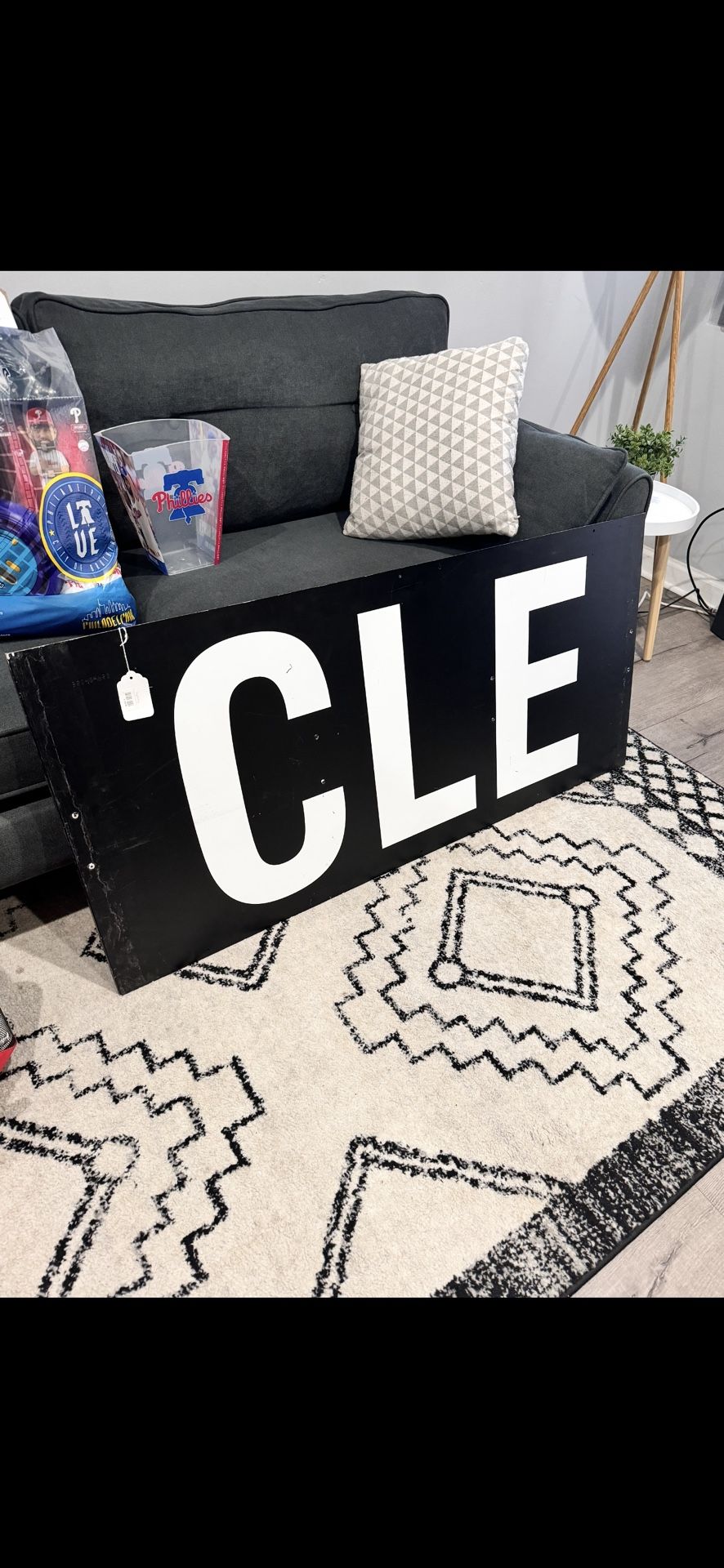 Cleveland Guardians Away Team Scoreboard From Citizens Bank