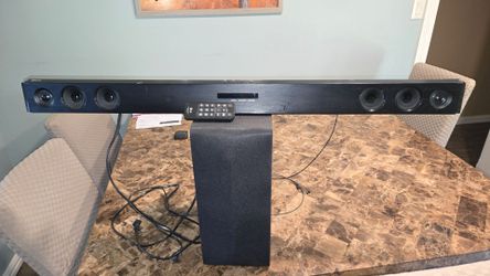 LG 300 watt sound bar with sub