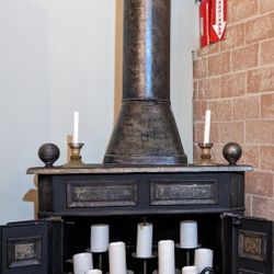 Franklin Cast Iron Stove -Vintage