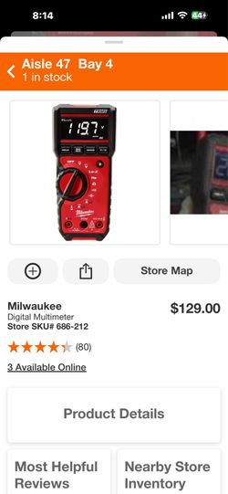 Milwaukee Digital multi meter
