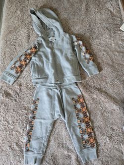 Burberry Kids Gray Tracksuit Set